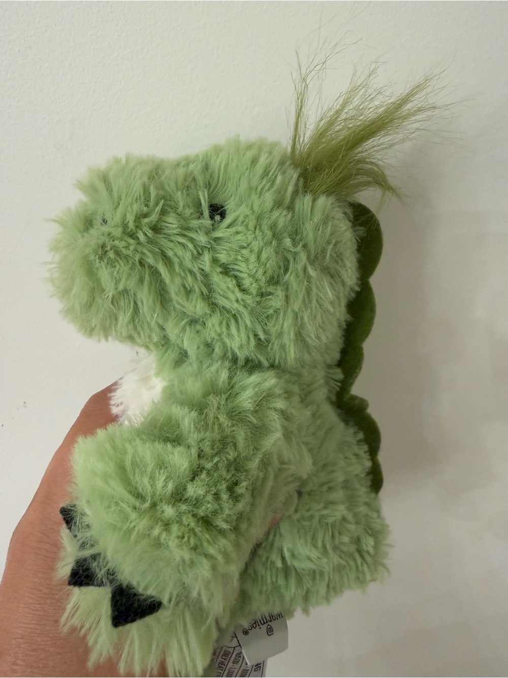 Warmies small 9in Green Dinosaur Plush Microwavable Lavender Scented - Picture 11 of 16